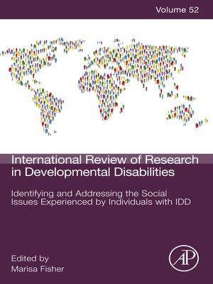 cover image of Identifying and Addressing the Social Issues Experienced by Individuals with IDD